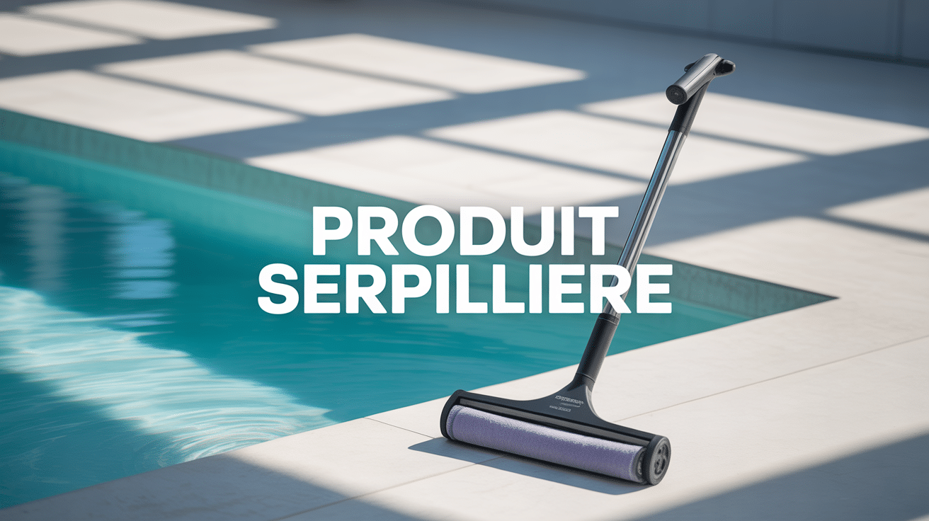 Produit serpillère moderne avec manche télescopique et microfibre
