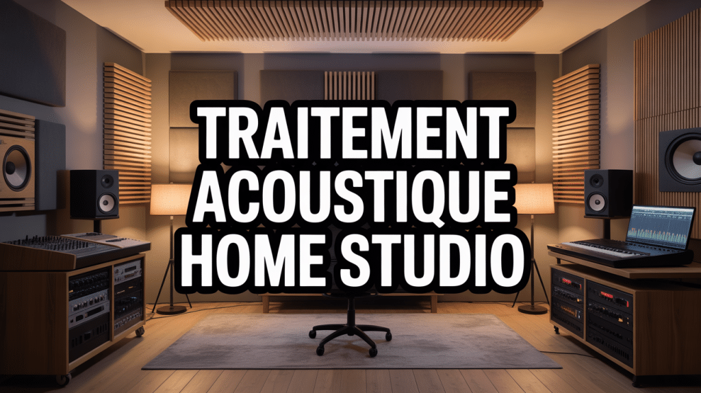 Studio d'enregistrement et traitement acoustique home studio