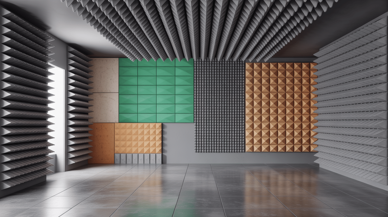 Panneaux bass trap et mousse traitement acoustique home studio