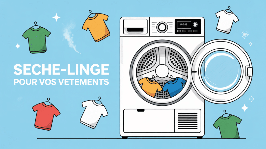 vetement seche linge tambour ouvert etiquette