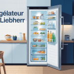 illustration congélateur top liebherr cuisine contemporaine