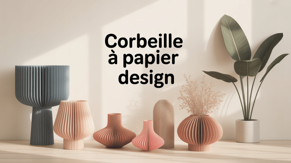corbeille à papier design plusieurs styles moderne