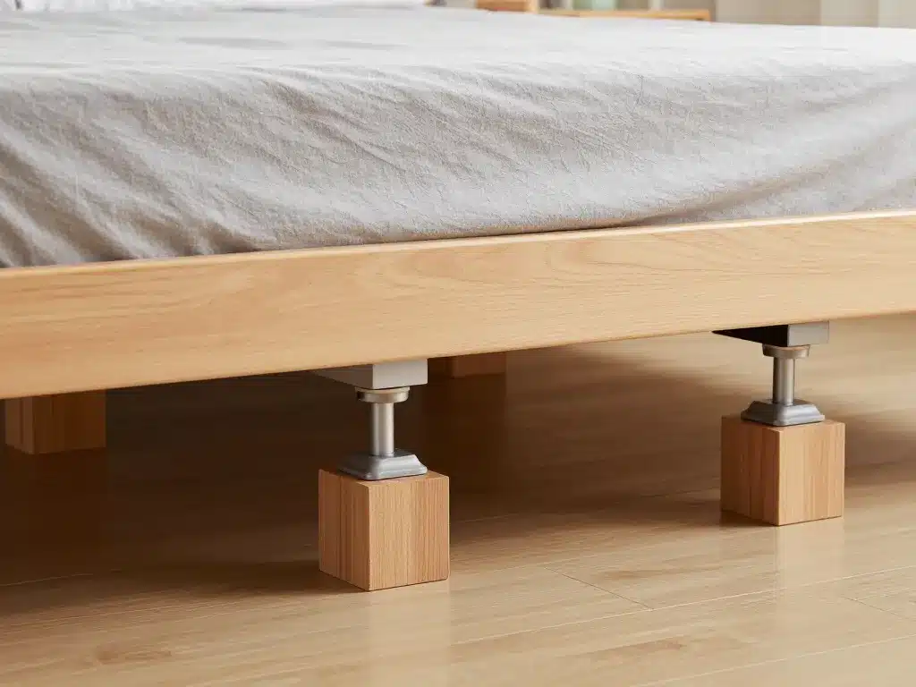 Méthodes sûres pour surélever les pieds du lit