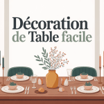 Décoration de table facile à réaliser dans une ambiance conviviale