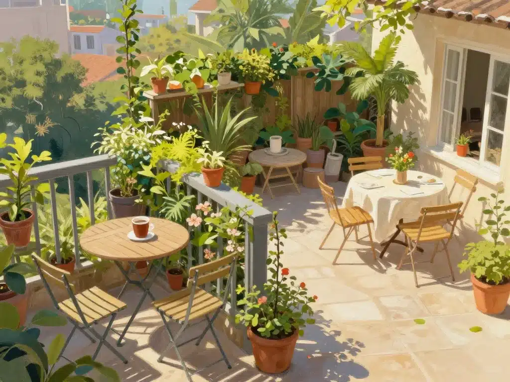 différence entre balcon et terrasse aménagement extérieur