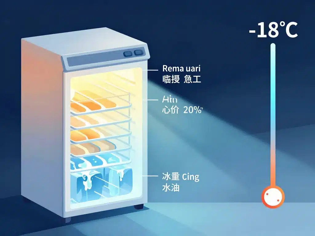 En combien de temps un congelateur atteint sa température schéma refroidissement