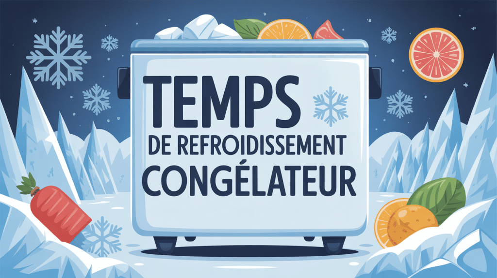 En combien de temps un congelateur atteint sa température idéale visuel