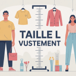 illustration vetement en l choix taille guide de mesures