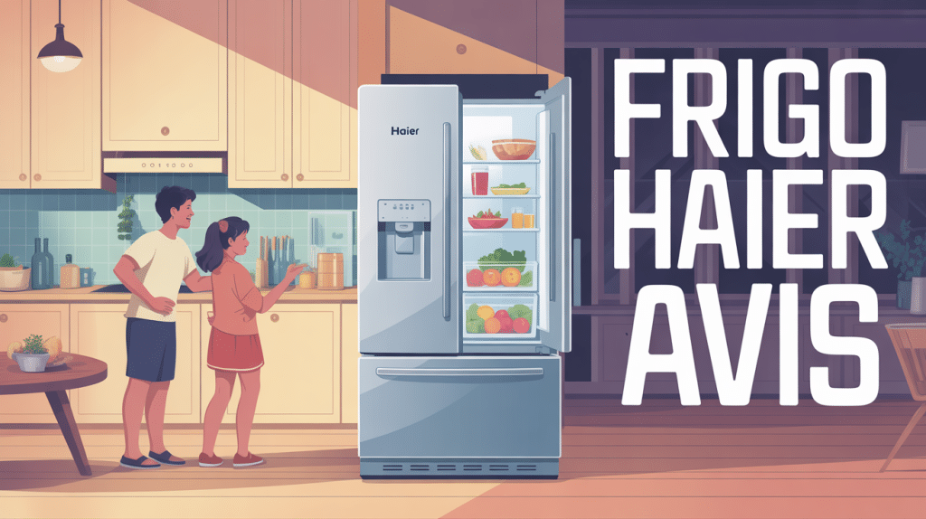 haier avis frigo illustration moderne et conviviale