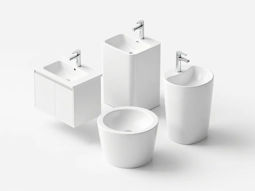 différents types hauteur plan vasque meuble vasque