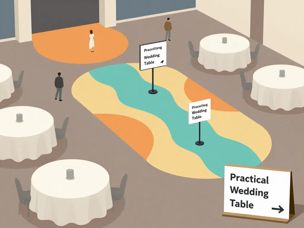 idée plan de table mariage supports lisibles salle