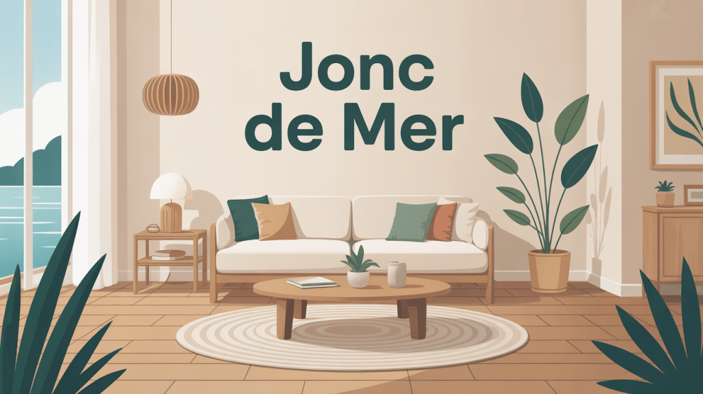jonc de mer avantages inconvénients sol naturel salon moderne