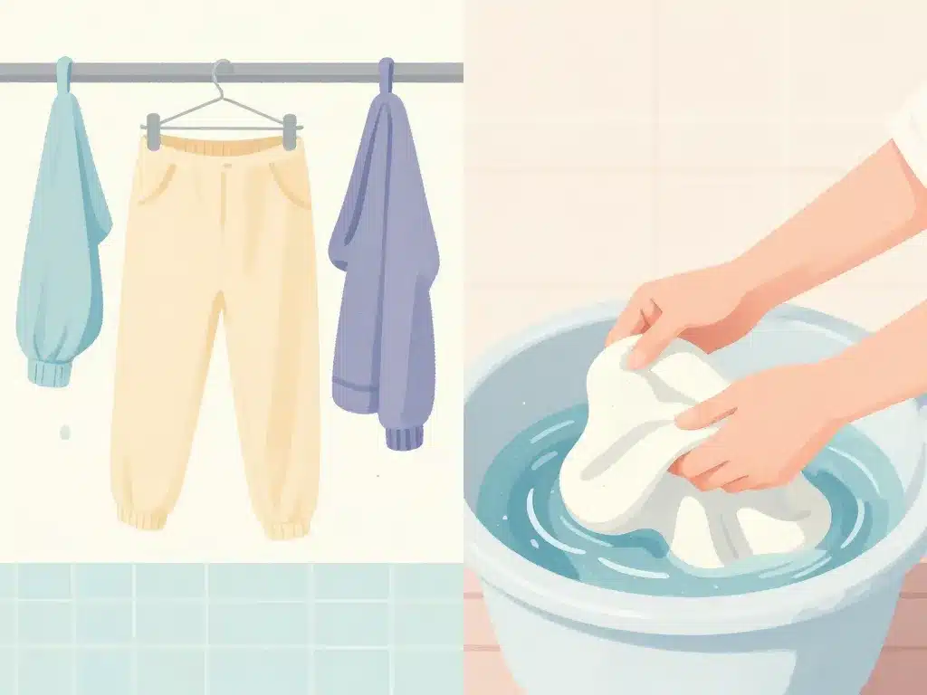 lavage à la main combien de temps laisser tremper erreurs fréquentes illustration