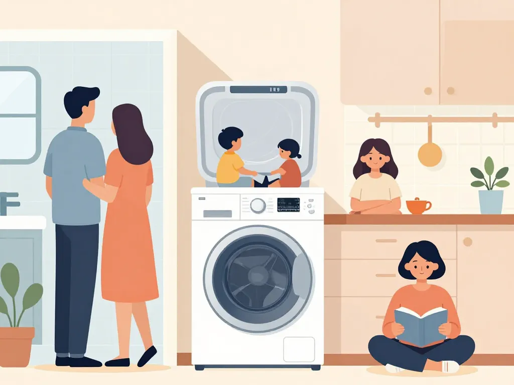 lave linge top siemens adapté petit espace appartement