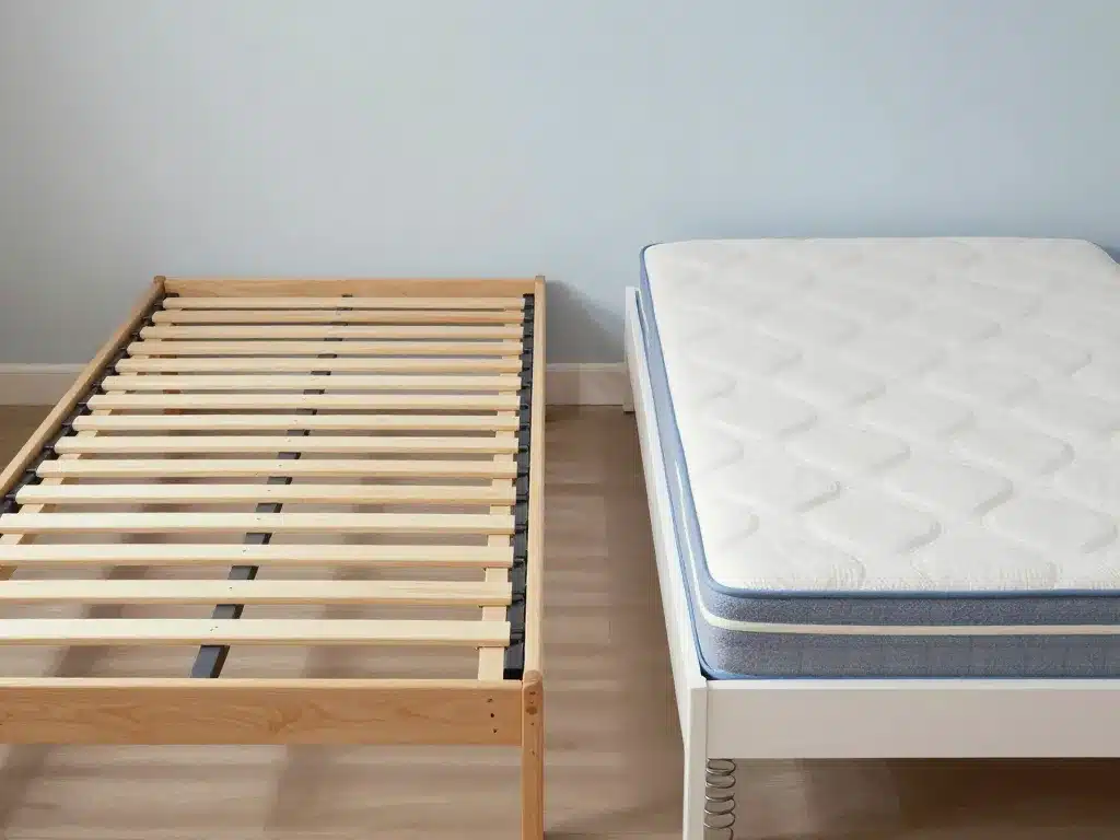 matelas ressort quel sommier comparaison lattes ressorts, image chambre claire