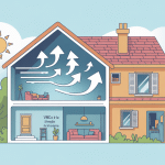 Illustration maison avec meilleur VMC simple flux et renouvellement d’air