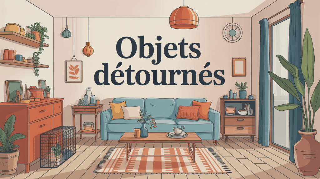 objet détourné de leur fonction en décoration et organisation intérieure