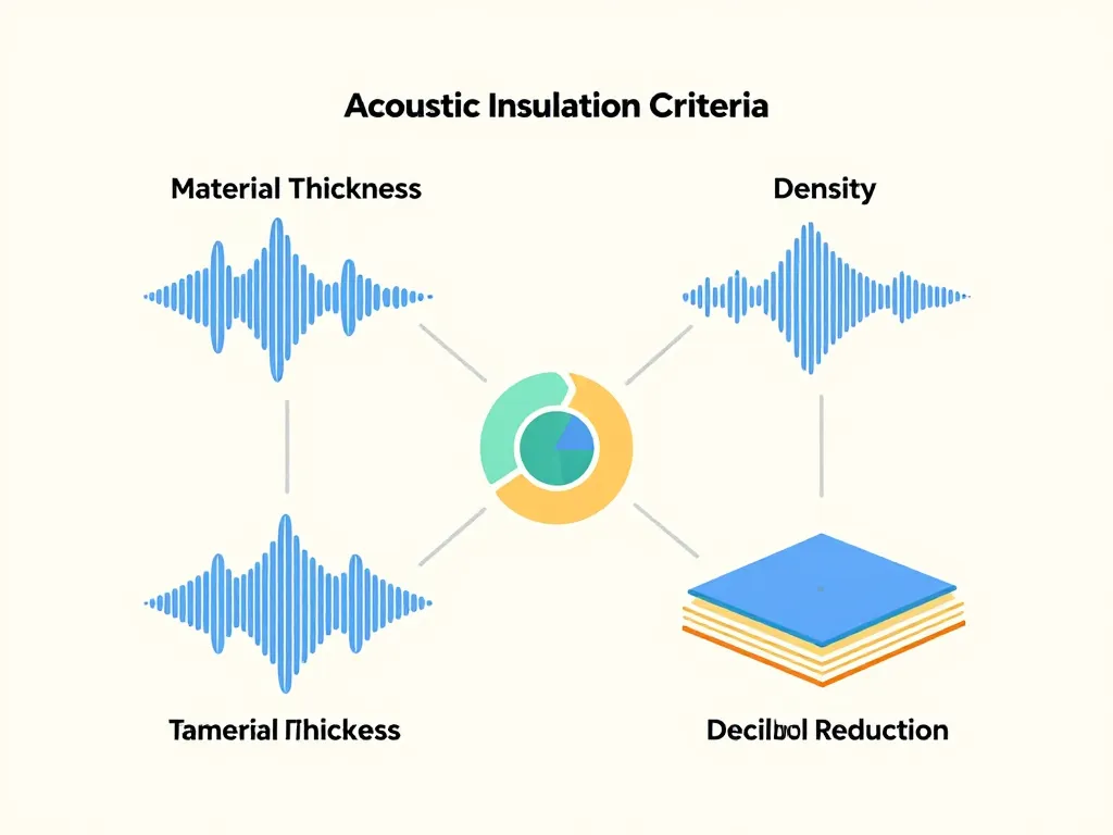 tableau comparatif isolant phonique épaisseur densité performances