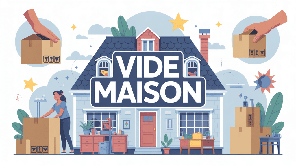 vide maison comment faire illustration plan maison tri