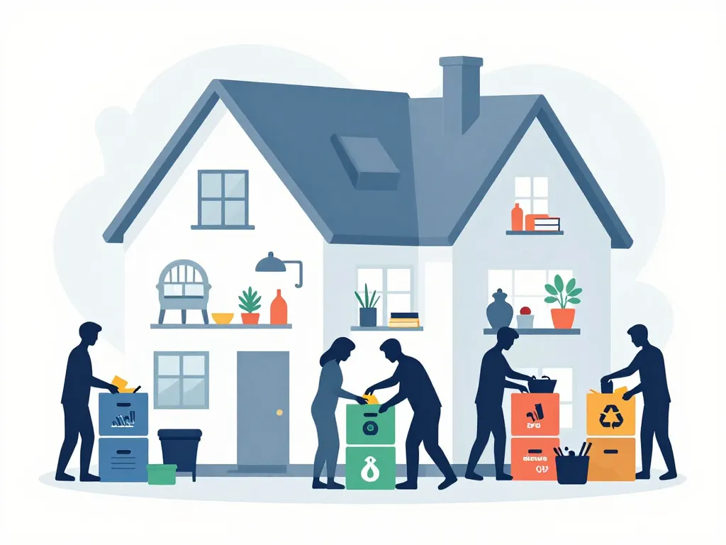 vide maison comment faire tri et valorisation objets