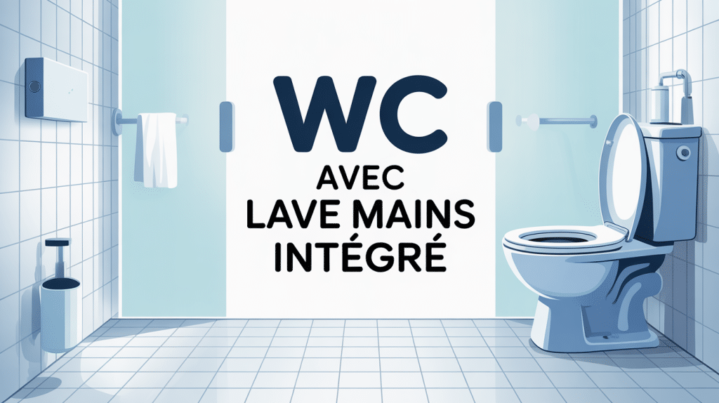 wc avec lave main avantages inconvénients dans pièce optimisée