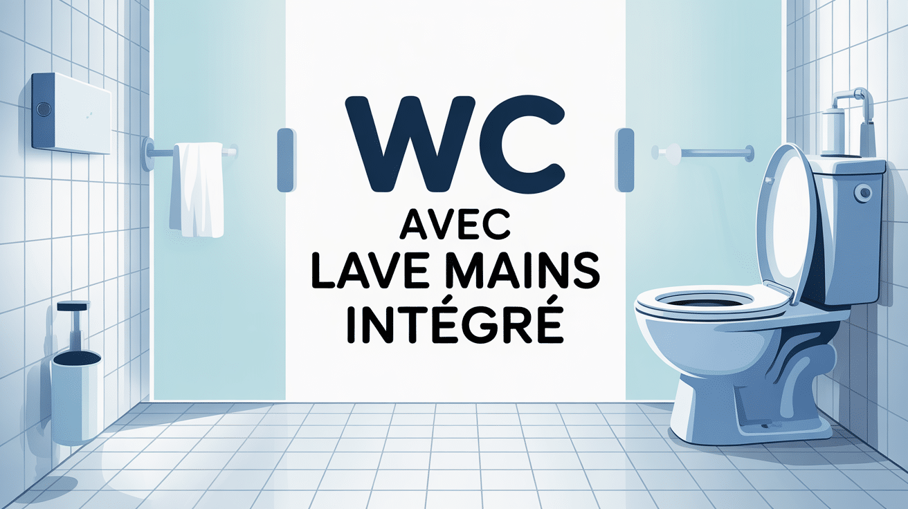 wc avec lave main avantages inconvénients dans pièce optimisée