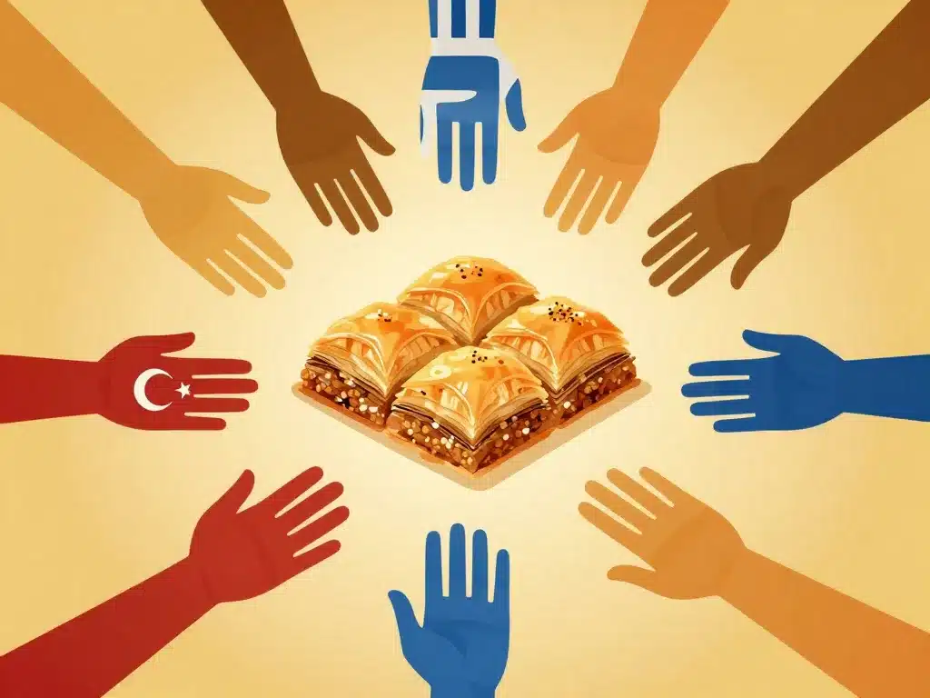 Baklava origine entre Turquie Grèce monde arabe, symbole culturel