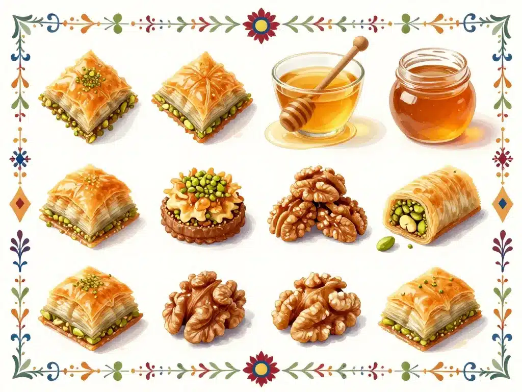 Baklava origine ingrédients formes et influences régionales