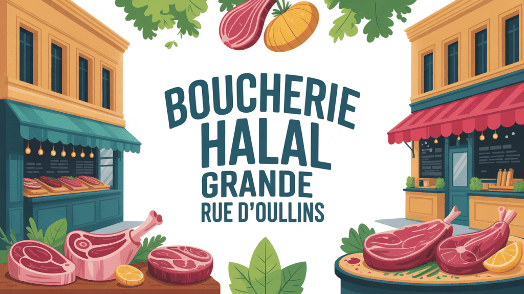 Ambiance conviviale boucherie halal grande rue d'Oullins
