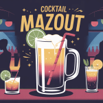 cocktail mazout illustration bar étudiant