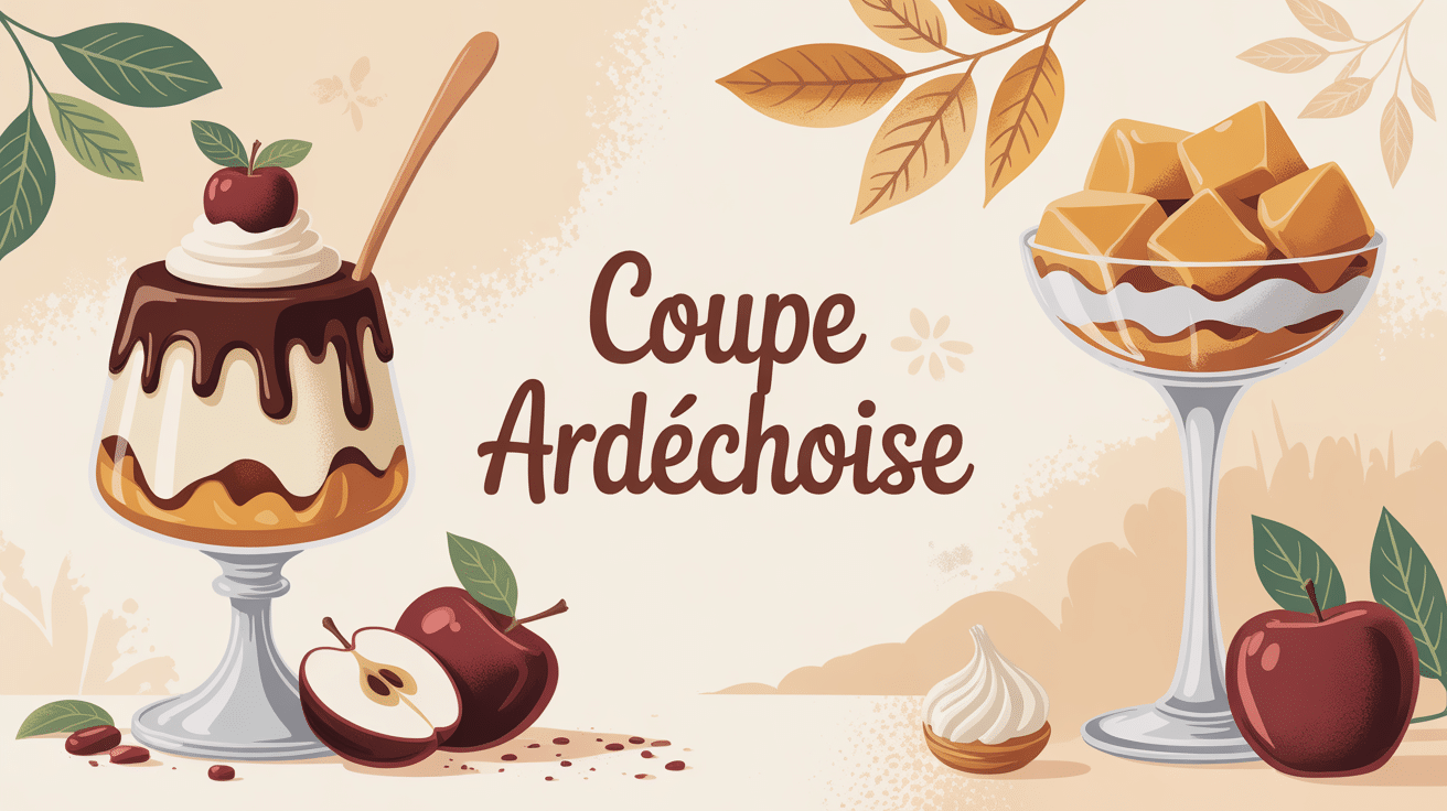 coupe ardechoise verrine glace marrons chantilly