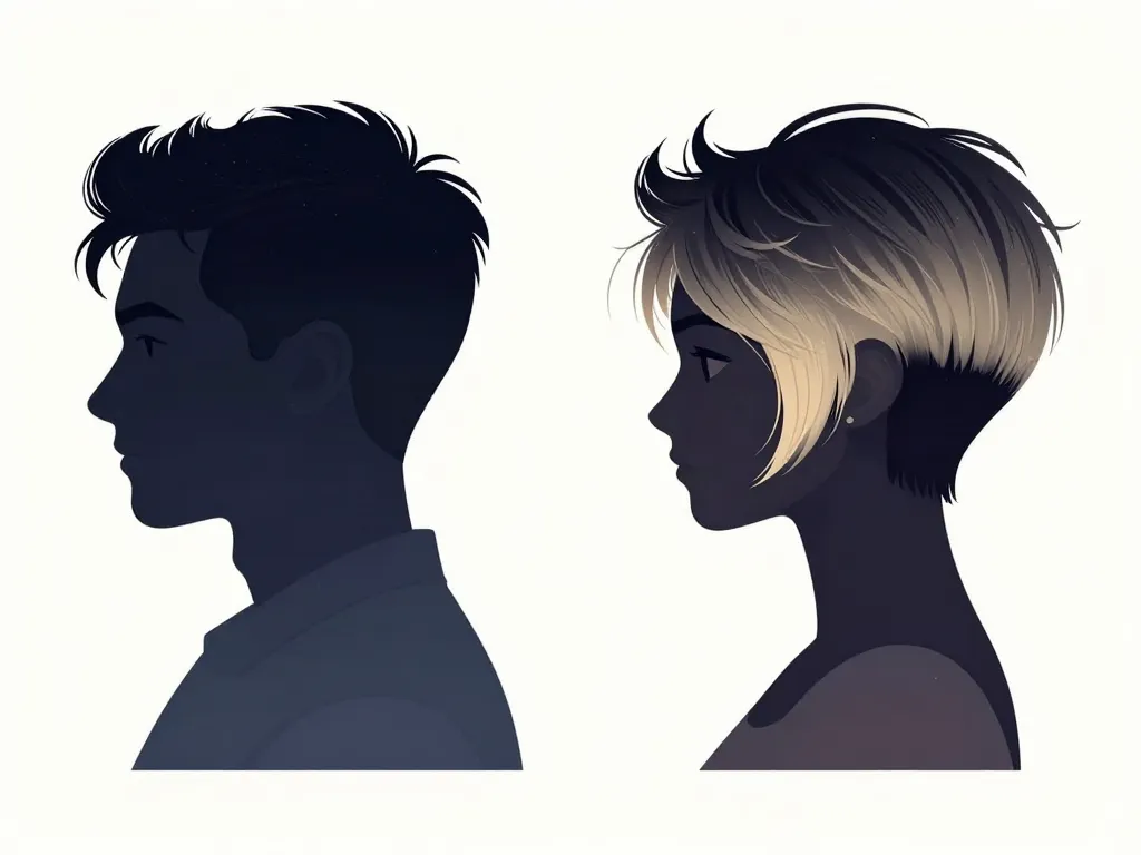 coupe banane contemporaine homme femme