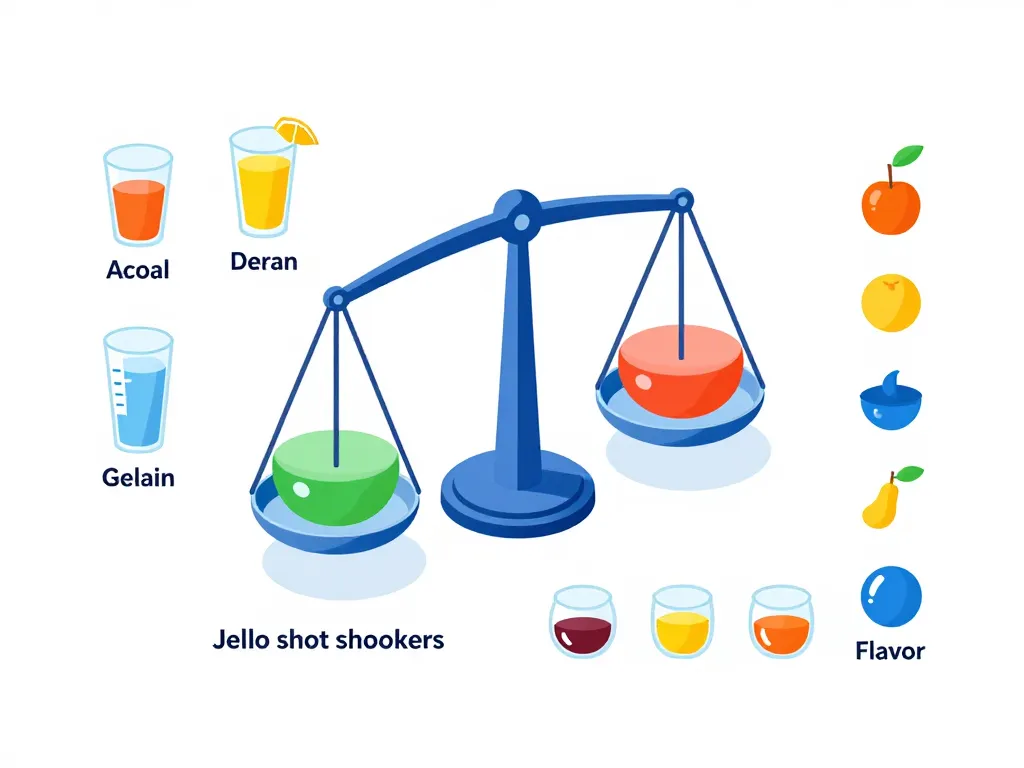 Diagramme des bases des jello shot shooters
