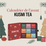 kusmi tea calendrier de l avent coffret ouvert décorations hivernales