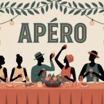 Illustration lapero table partagée ambiance chaleureuse