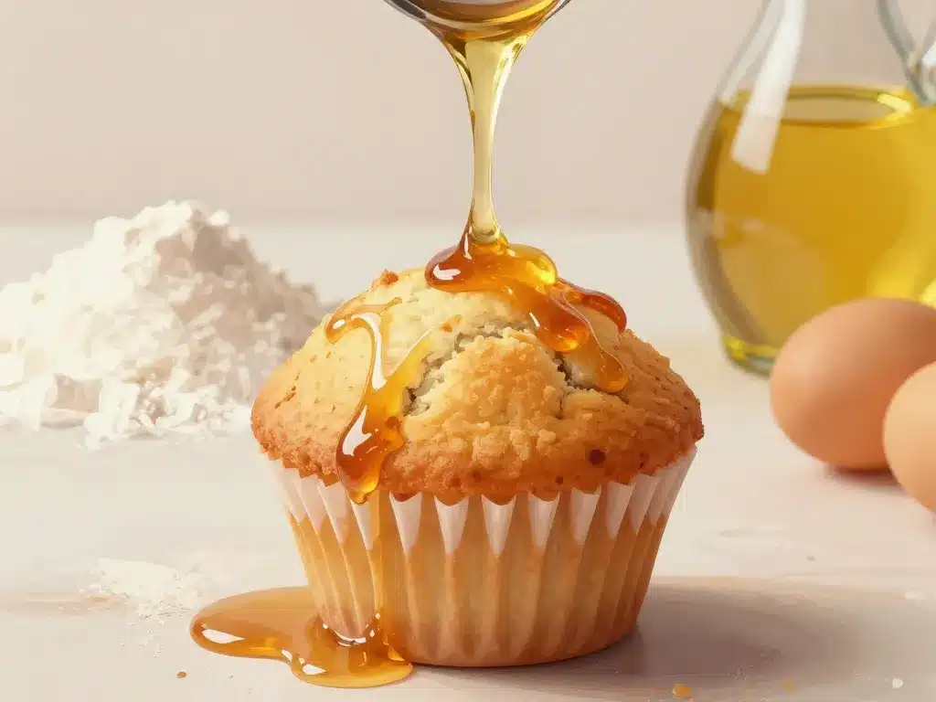 Muffin compote de pomme ouvert avec compote et ingrédients