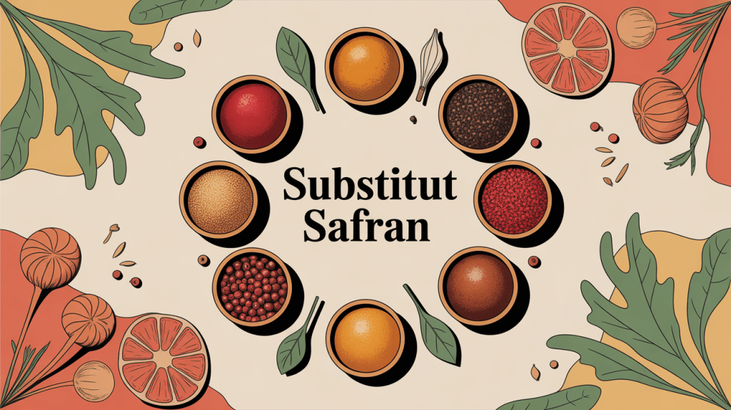 illustration alternatives épices par quoi remplacer le safran