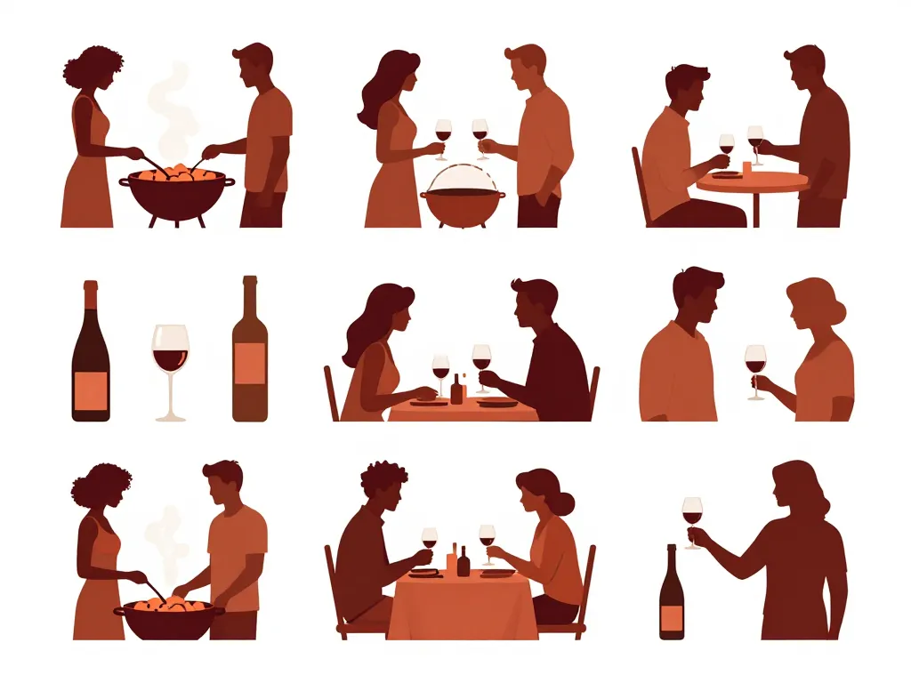 Scènes contexte quel vin choisir barbecue cadeau dîner