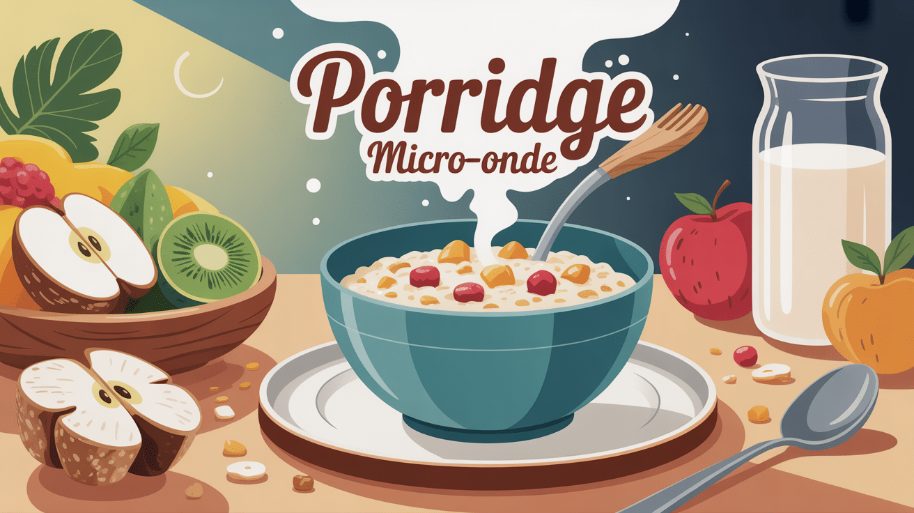 recette porridge micro onde bol crèmeux et sain