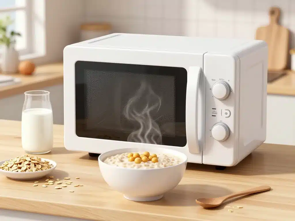 recette porridge micro onde rapide ingrédients flocons avoine