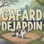 Illustration vectorielle d un cafard de jardin dans un jardin naturel