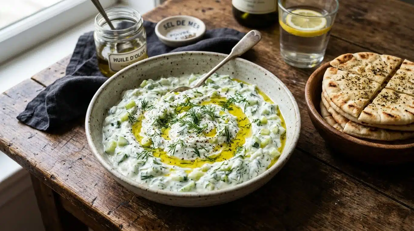 Tzatziki maison signature de Yaya