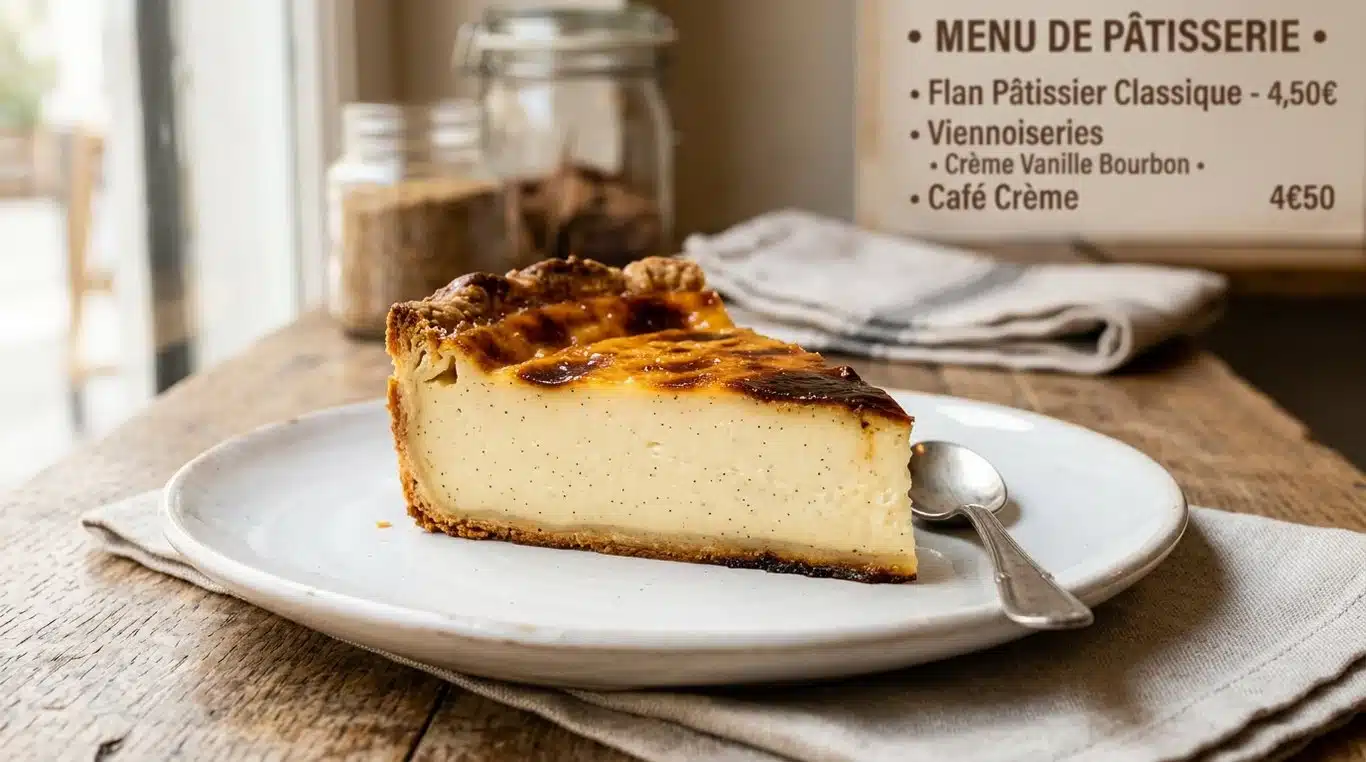 Flan pâtissier à la vanille bourbon