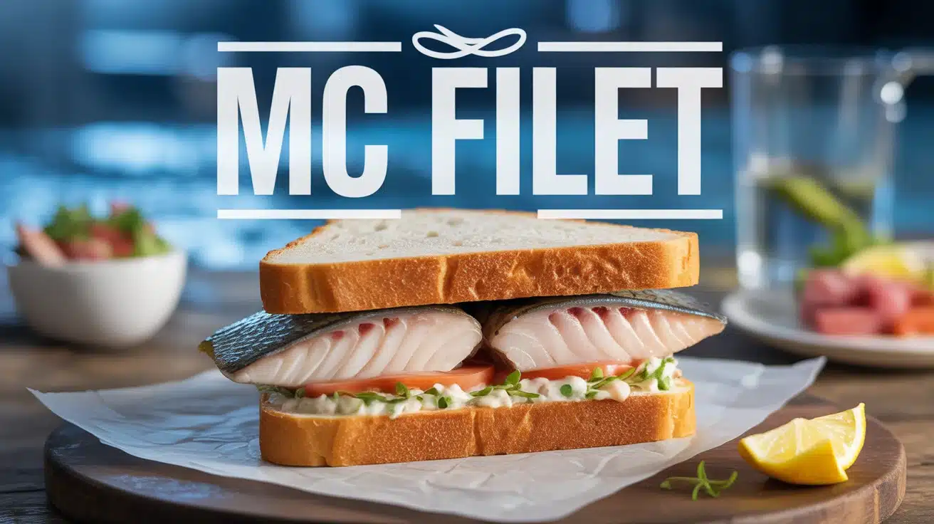Sandwich Mc Filet avec filet de poisson pané et sauce tartare