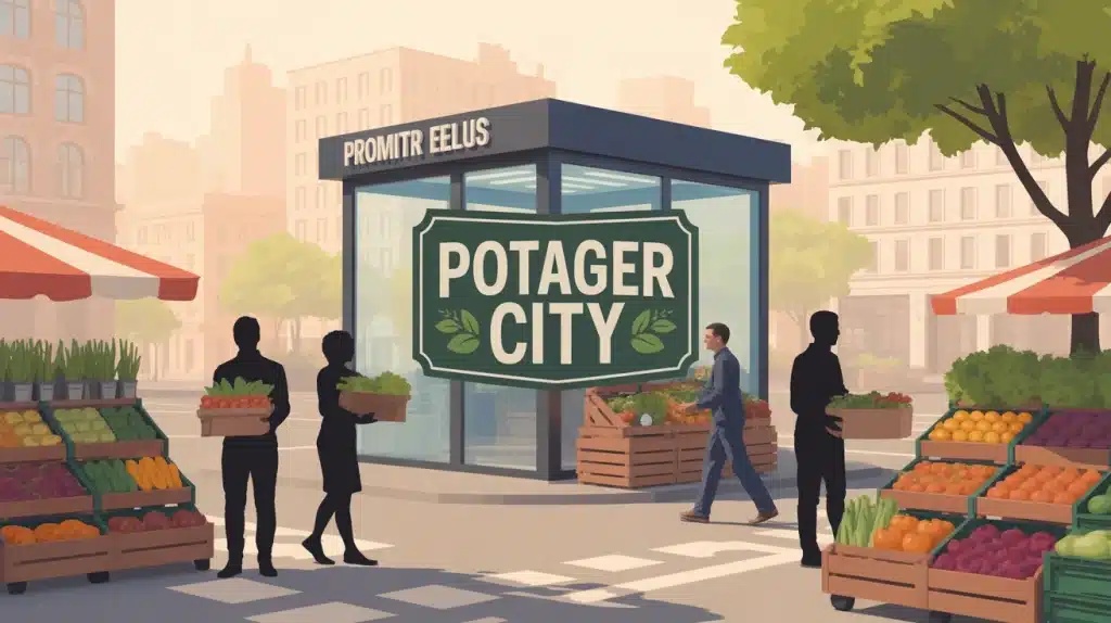 Livraison fruits et légumes ultra frais Potager City en milieu urbain