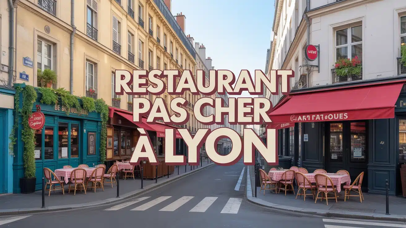 illustration vectorielle restaurant pas cher à Lyon