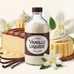 illustration vanille liquide flacon pâtisserie