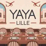 Illustration vectorielle Yaya Lille ambiance mediterraneenne festive
