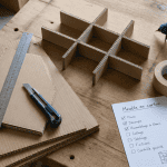 meuble en carton fabrication atelier triple cannelure