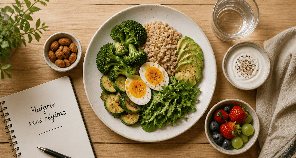 20 astuces pour maigrir sans regime assiette légumes céréales œufs